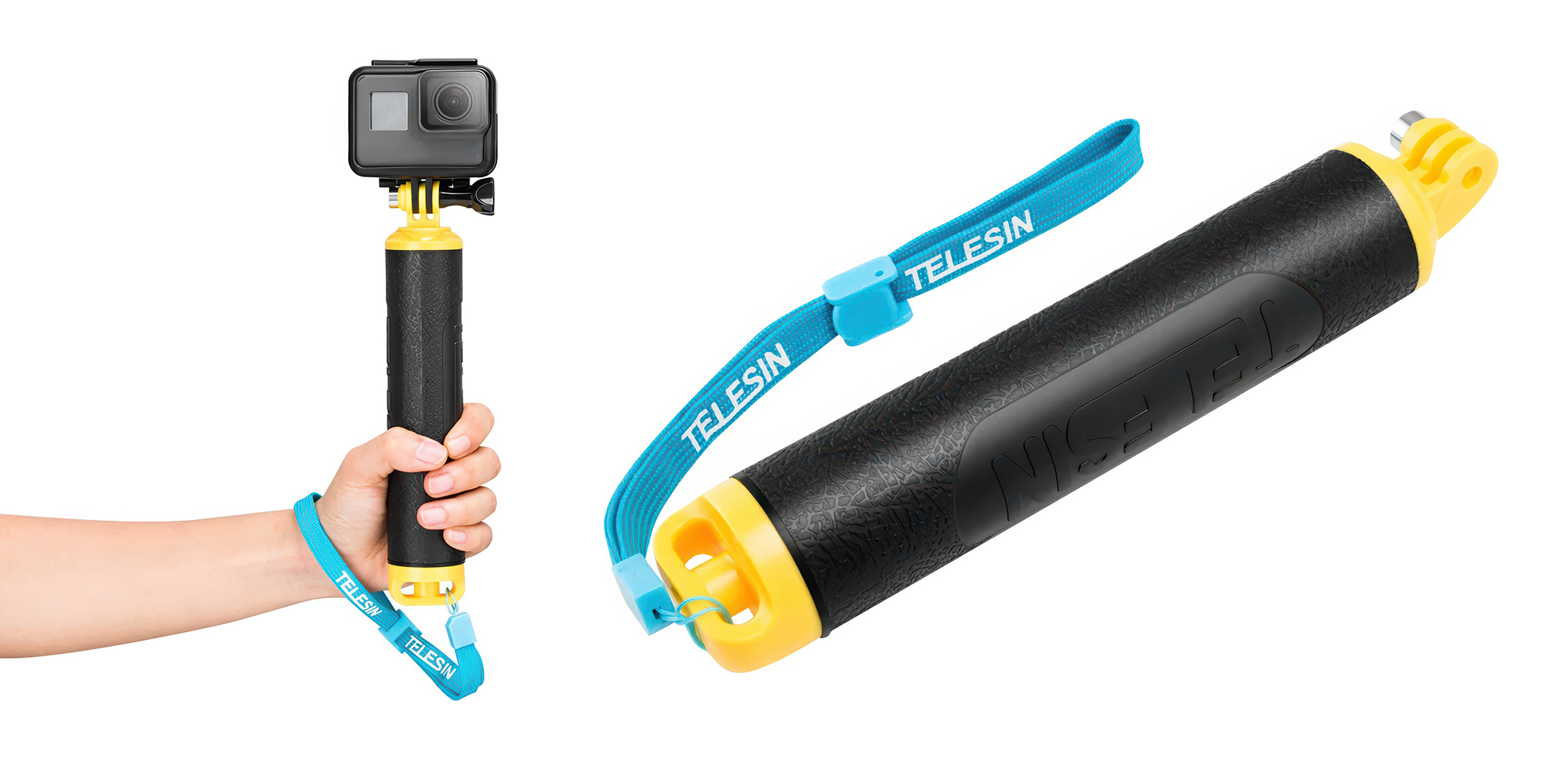 Uchwyt wypornościowy Telesin GP-MNP-300-YL do kamer sportowych